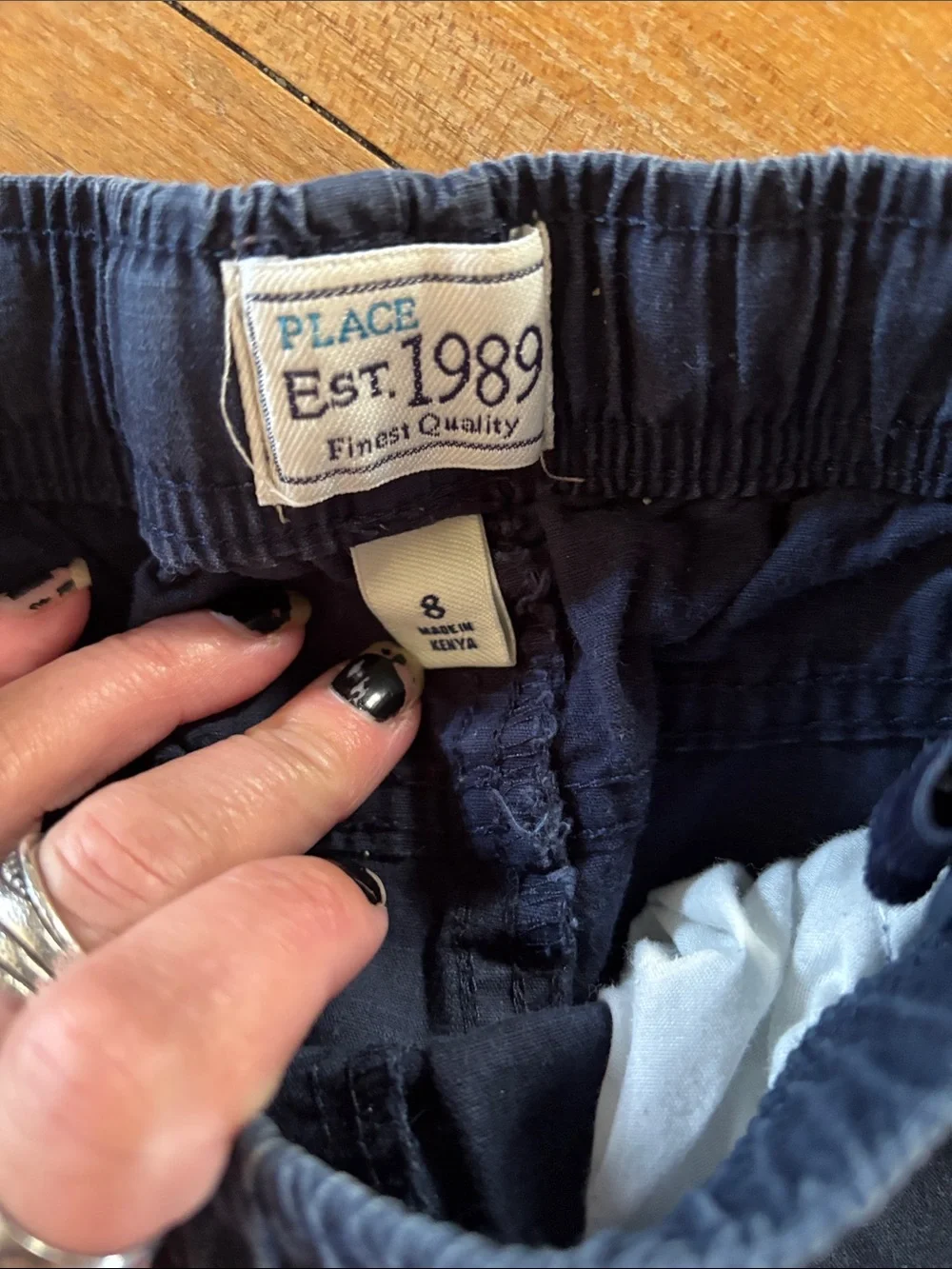 3 Navy Blue Kids Shorts Trio. Children Place, Circo, Oshkosh Bgosh shorts